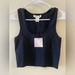 Happily Grey Crop Top NWT